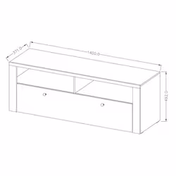 Meublorama HA-LARONA-24XCDZ41*1C/30KG supporto TV e sistema audio - Vista aggiuntiva 2