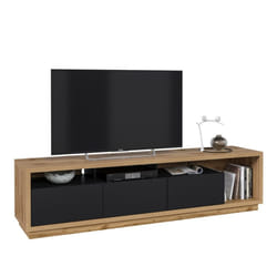 Meublorama HA-CELINE-24N2LR40*2C/82KG supporto TV e sistema audio 3 cassetto/cassetti