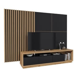 Meublorama DL-HA-CELINE-10-24N2LR02-03-04-40*5C/157KG supporto TV e sistema audio 3 cassetto/cassetti