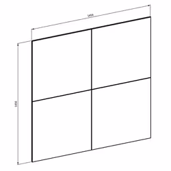 Meublorama DL-HA-CELINE-10-24N2LR02-03-04-40*5C/157KG supporto TV e sistema audio 3 cassetto/cassetti - Vista aggiuntiva 5