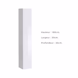 Meublorama DS-AM-SWITCH-WW SW SW 1*1C/25KG scaffale MDF Bianco - Vista aggiuntiva 2