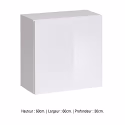 Meublorama AM-SWITCH-WW SW SW 3*1C/15KG scaffale MDF Bianco - Vista aggiuntiva 5