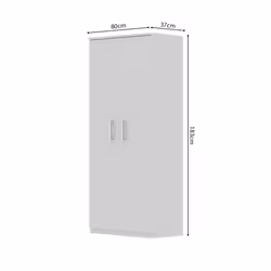 Meublorama RU-MIKE-5220-1*2C/57KG scarpiera Bianco - Vista aggiuntiva 6