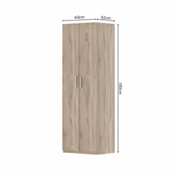 Meublorama RU-MIKE-6803-2*2C/43KG armadio/guardaroba per camera da letto 4 ripiani 2 porta/porte - Vista aggiuntiva 5