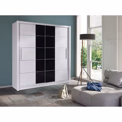 Meublorama MK-BARI-B4-U11400/U11400-XII-B-*4C/175KG armadio/guardaroba per camera da letto 8 ripiani 2 porta/porte - Vista aggiuntiva 2