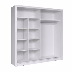 Meublorama MK-BARI-B4-U11400/U11400-XII-B-*4C/175KG armadio/guardaroba per camera da letto 8 ripiani 2 porta/porte - Vista aggiuntiva 3