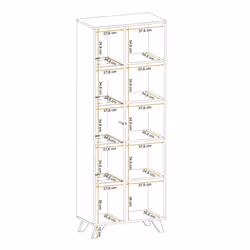 Meublorama DS-AM-LIAM-HJZ LM WSW-*3C/60KG credenza per soggiorno 2 porta/porte - Vista aggiuntiva 4