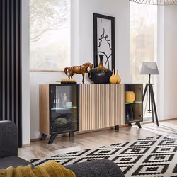Meublorama DS-AM-LIAM-HJZ LM SB*2C/55KG credenza per soggiorno 4 porta/porte - Vista aggiuntiva 4