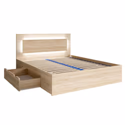 Meublorama MK-FINO-F1-R20128/R20128-51-B+SOM160*4C/99KG letto - Vista aggiuntiva 2