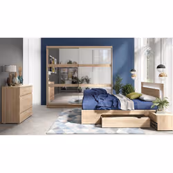 Meublorama MK-FINO-F1-R20128/R20128-51-B+SOM160*4C/99KG letto - Vista aggiuntiva 4
