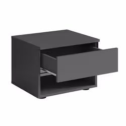Meublorama MK-FINO-F1-U12012/U12012-23-B*1C/23KG comodino 1 cassetto/cassetti Grigio - Vista aggiuntiva 2