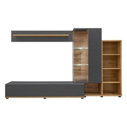Meublorama AM-SILK II-ANWT SK2*3C/82KG supporto TV e sistema audio 8 ripiani