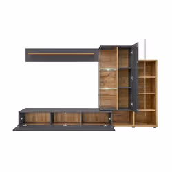 Meublorama AM-SILK II-ANWT SK2*3C/82KG supporto TV e sistema audio 8 ripiani - Vista aggiuntiva 3