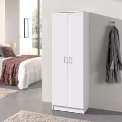 Meublorama RU-RAY-6403-1*1C/44KG armadio/guardaroba per camera da letto 4 ripiani 2 porta/porte - Vista aggiuntiva 2