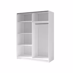 Meublorama MK-DALIA-D5-W10200_R20315-III10-B-*3C/124KG armadio/guardaroba per camera da letto 4 ripiani 2 porta/porte - Vista aggiuntiva 2