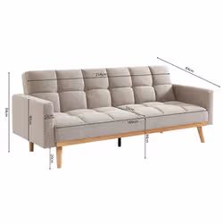 Meublorama RU-ADANA-1040-1*1C/39KG divano Beige - Vista aggiuntiva 6