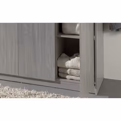 Meublorama RU-RAY-6310-5*2C/82,7KG armadio/guardaroba per camera da letto 4 ripiani 3 porta/porte - Vista aggiuntiva 4