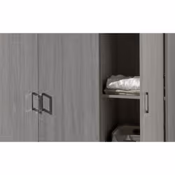 Meublorama RU-RAY-6310-5*2C/82,7KG armadio/guardaroba per camera da letto 4 ripiani 3 porta/porte - Vista aggiuntiva 5