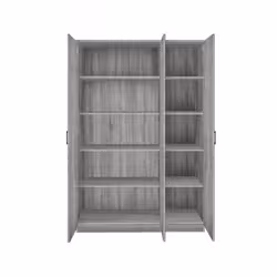 Meublorama RU-RAY-6410-5*2C/78,2KG armadio/guardaroba per camera da letto 8 ripiani 3 porta/porte - Vista aggiuntiva 3