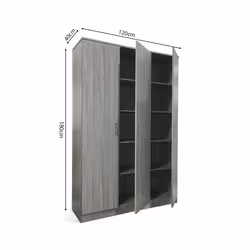 Meublorama RU-RAY-6410-5*2C/78,2KG armadio/guardaroba per camera da letto 8 ripiani 3 porta/porte - Vista aggiuntiva 4