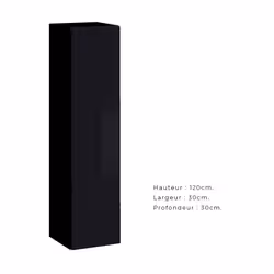 Meublorama AM-SWITCH-ZZ SW SW 2*1C/17KG scaffale MDF Nero - Vista aggiuntiva 5