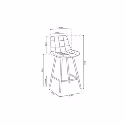 Meublorama RU-JUTA-5540-8*1C/5,7KG poltrona - Vista aggiuntiva 4