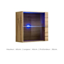 Meublorama DS-AM-SWITCH-WT SW WW 3-*1C/15KG credenza per soggiorno 1 porta/porte