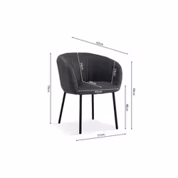 Meublorama RU-SEVILLA-9455-8*1C/9,1KG poltrona - Vista aggiuntiva 2