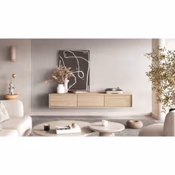 Meublorama HA-FRIDA-24DOMT38*2C/34KG supporto TV e sistema audio - Vista aggiuntiva 4