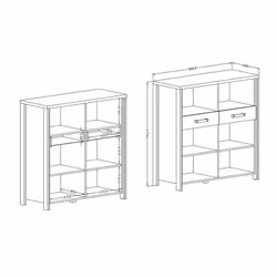 Meublorama DS-HA-BUFFALO-24RMKA48*2C/60KG credenza per soggiorno - Vista aggiuntiva 3