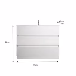 Meublorama MI-START-439013-T100*2C/53KG arredo bagno - Vista aggiuntiva 2
