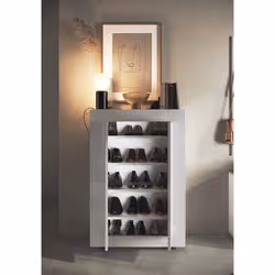 Meublorama MI-BASIC-409015-44*1C/38KG scarpiera Bianco - Vista aggiuntiva 5