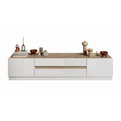 Meublorama MI-FANTASY-209010-02K*1C/42KG supporto TV e sistema audio 2 cassetto/cassetti