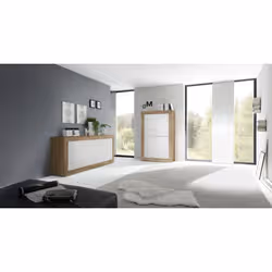 Meublorama MI-BASIC-203915-04BN*3C/54KG credenza per soggiorno 4 porta/porte - Vista aggiuntiva 2