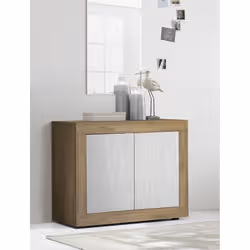 Meublorama MI-BASIC-203915-12BN*1C/36KG credenza per soggiorno 2 porta/porte - Vista aggiuntiva 2