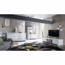 Meublorama MI-AMALFI-209006-02*3C/43KG supporto TV e sistema audio 3 ripiani - Vista aggiuntiva 4
