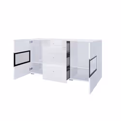 Meublorama HA-BAROS-2497BM26*2C/43KG credenza per soggiorno 2 porta/porte - Vista aggiuntiva 3