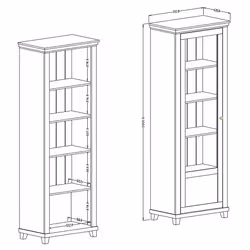 Meublorama HA-EVORA-24ZRJU06*2C/78KG credenza per soggiorno 1 porta/porte - Vista aggiuntiva 2