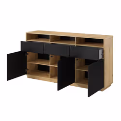 Meublorama HA-ASTON-24TWLH26*2C/86KG credenza per soggiorno 3 porta/porte - Vista aggiuntiva 4