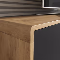 Meublorama HA-ASTON-24TWLH40*2C/57KG supporto TV e sistema audio 1 cassetto/cassetti 2 ripiani - Vista aggiuntiva 2
