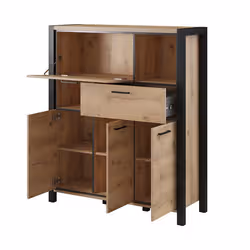 Meublorama DS-HA-AKTIV-24TWLK46*3C/88KG credenza per soggiorno 4 porta/porte - Vista aggiuntiva 3