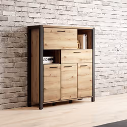 Meublorama DS-HA-AKTIV-24TWLK46*3C/88KG credenza per soggiorno 4 porta/porte - Vista aggiuntiva 5