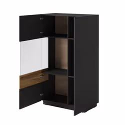 Meublorama HA-SILKE-241NGY42*2C/50KG credenza per soggiorno 2 porta/porte - Vista aggiuntiva 4