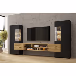 Meublorama DS-HA-COBY-24WNMB10*3C/116KG supporto TV e sistema audio 6 ripiani - Vista aggiuntiva 6