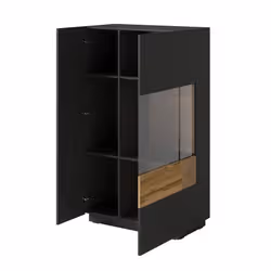 Meublorama HA-SILKE-241NGY44*2C/48KG credenza per soggiorno 2 porta/porte - Vista aggiuntiva 4