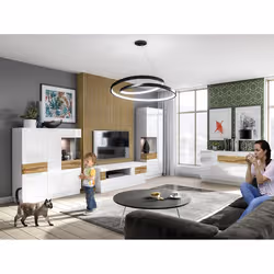 Meublorama HA-SILKE-247JGY41*2C/52KG supporto TV e sistema audio 2 cassetto/cassetti - Vista aggiuntiva 4