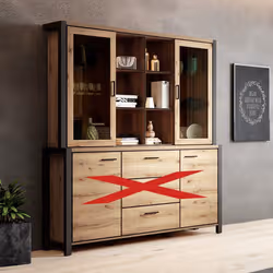 Meublorama DS-HA-AKTIV-24TWLK04*2C/69KG credenza per soggiorno 2 porta/porte - Vista aggiuntiva 4