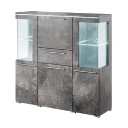 Meublorama HA-INDIA-24B0DE46*2C/80KG credenza per soggiorno 4 porta/porte