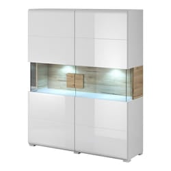 Meublorama HA-TOLEDO-2494DW42*2C/81KG credenza per soggiorno 2 porta/porte