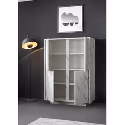 Meublorama MI-CARRARA-209100-04*2C/51KG credenza per soggiorno 4 porta/porte - Vista aggiuntiva 3
